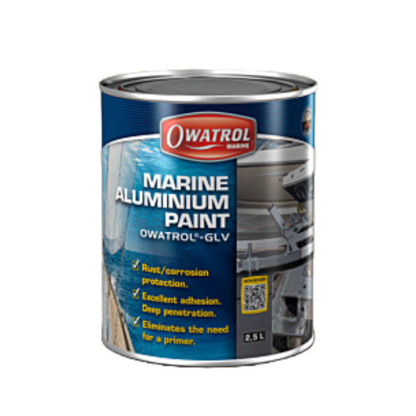 Owatrol GLV Marine Aluminium Paint - Silver - 2.5l