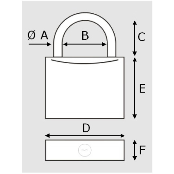 Plastimo Keyed Alike Padlocks - Set of 5 - 40mm - Image 2