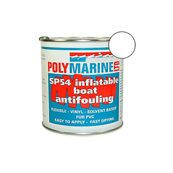 Polymarine SP54 PVC Inflatable Boat Antifouling - White - 1L