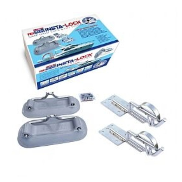 Polymarine Insta-Lok Snap Davits - 4In Extend Swim Board Kit