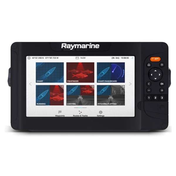 Raymarine Element 9 S With Western European LightHouse Chart & No Transducer - Image 2