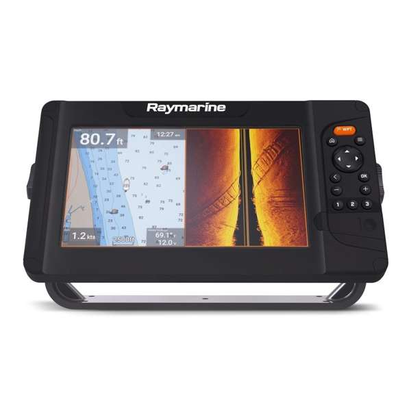 Raymarine Element 9 HV With Western European LightHouse Chart & HV100+ Transom Txd - Image 2