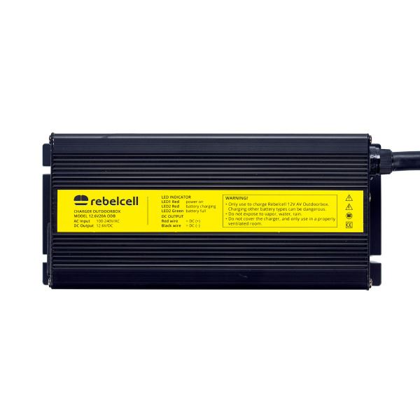 Rebelcell 12.6V20A Lithium-Ion Battery Charger for Outdoorboxes - 12V / 20A - Image 2