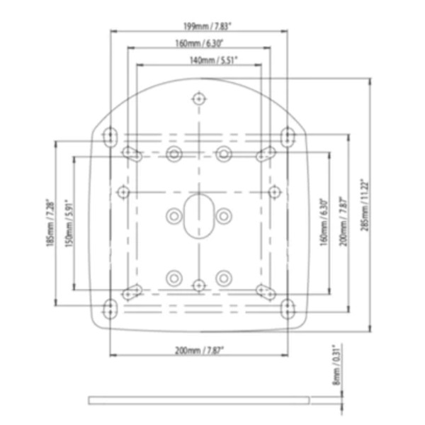 Scanstrut DPT-OA-PLATE-01 Open Array Plate for DPT-OA Modular Dual Power Tower - Image 2