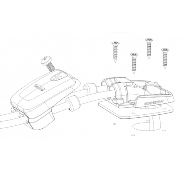 Scanstrut DS-HD6-BLK Double Horizontal Cable Seal - 2-5mm - Black - Image 3