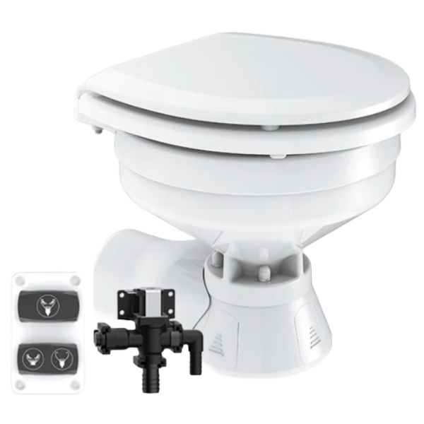 Seaflo Mte Freshwater Electric Toilet Quiet Flush Compact V Mte