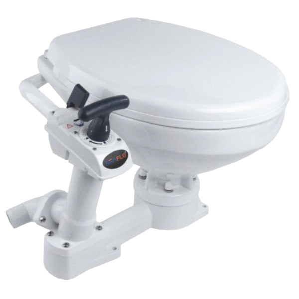 SeaFlo MTM01R Marine Toilet - Manual - Regular