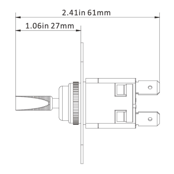 Seaflo SP01 Bilge Pump Switch Panel - 3-Way - 12V / 24V - Image 3