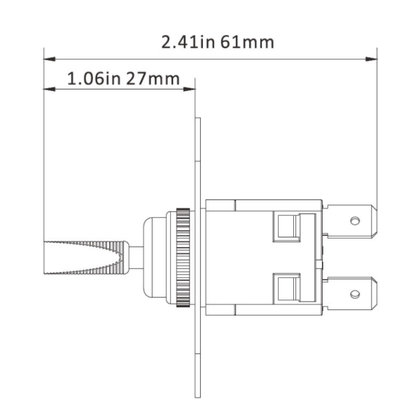 Seaflo SP02 Bilge Pump Switch Panel - 2-Way - 12V / 24V - Image 3