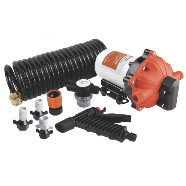 SeaFlo WP105207051A Washdown Pump Kit c/w Hose - 5.2GPM / 70 PSI - 12V