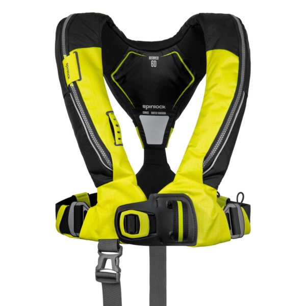 Spinlock Deckvest 6D Offshore Lifejacket - 170N - No HRS System - Citrus Yellow / Black