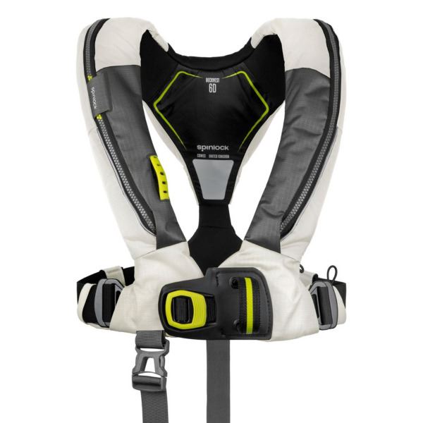 Spinlock Deckvest 6D Offshore Lifejacket - 170N - No HRS System - Tropic White / Black