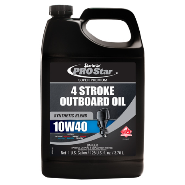 Starbrite Pro Star Super Premium Synthetic Blend Oil - 4 Stroke - 10W40 - 950ml