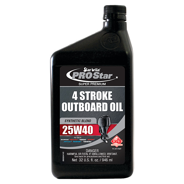 Starbrite Pro Star Super Premium Synthetic Blend Oil - 4 Stroke - 25W40 - 950ml