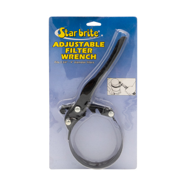 Starbrite Adjustable Filter Wrench - 6.99-10.16cm