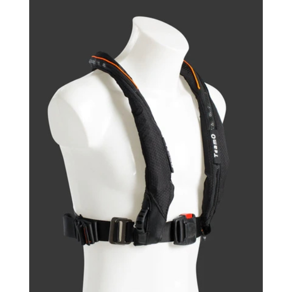 TeamO 170N Micro Lifejacket - Automatic - Black / Orange - Image 2