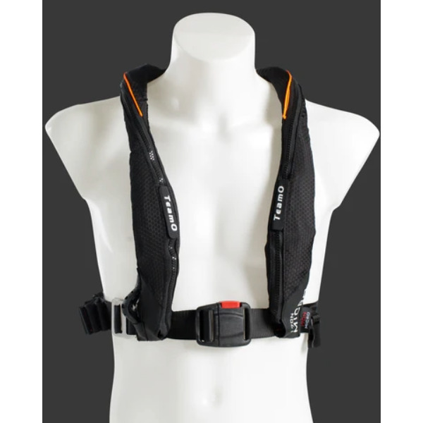 TeamO 170N Micro Lifejacket - Automatic - Black / Orange