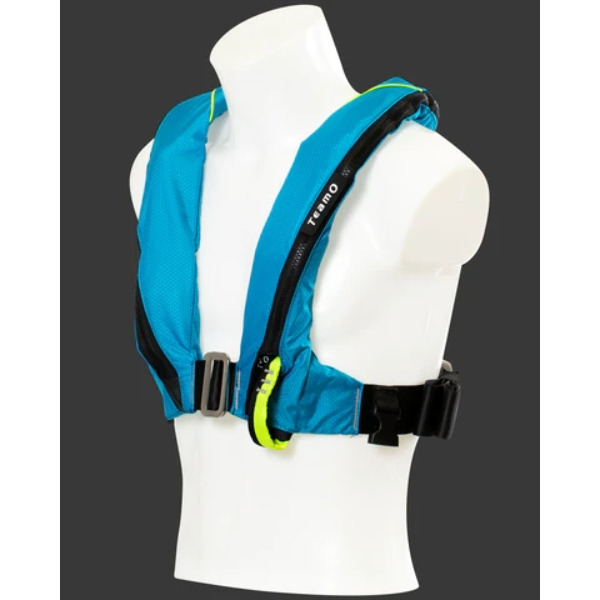 TeamO 170N Coastal BackTow Lifejacket - Automatic - Blue / Yellow - Image 2