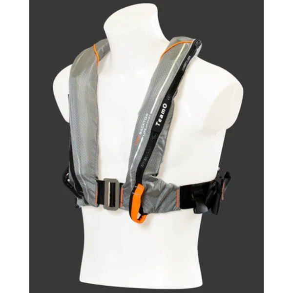 TeamO 170N Coastal BackTow Lifejacket - Automatic - Grey / Orange