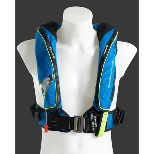 TeamO 170N Offshore BackTow Lifejacket - Hammar -  Blue / Yellow