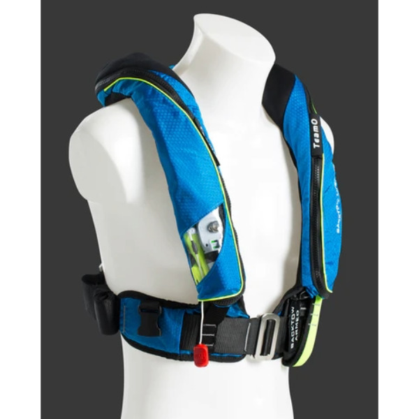 TeamO 170N Offshore BackTow Lifejacket - Pro Sensor Elite - Blue / Yellow - Image 2