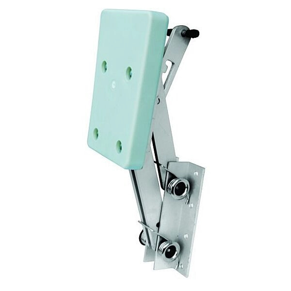 Waveline Aluminum Outboard Engine Bracket - Plastic Pad - 40kg