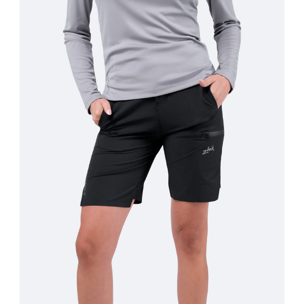 Zhik Performance Stretch Fast Dry Deck Shorts - Womens - Anthracite - M