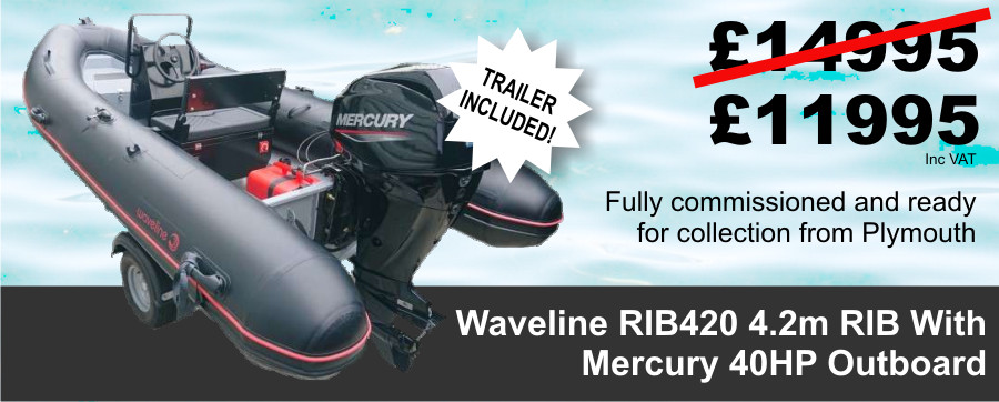Waveline 4.2m RIB Package Deal
